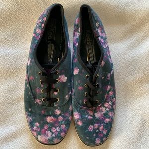 Floral Ked Shoes